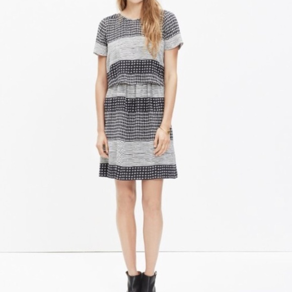 Madewell Dresses & Skirts - Madewell Silk Two-Piece Dress in Hashtag Stripe